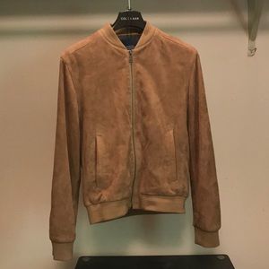 cole haan suede jacket